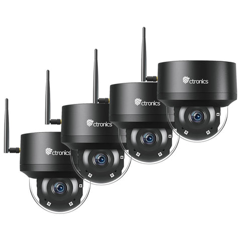 Ctronics 5MP PTZ Überwachungskamera Aussen mit 2,4GHz/5GHz Dualband WiFi, WLAN Dome IP Kamera Outdoor
