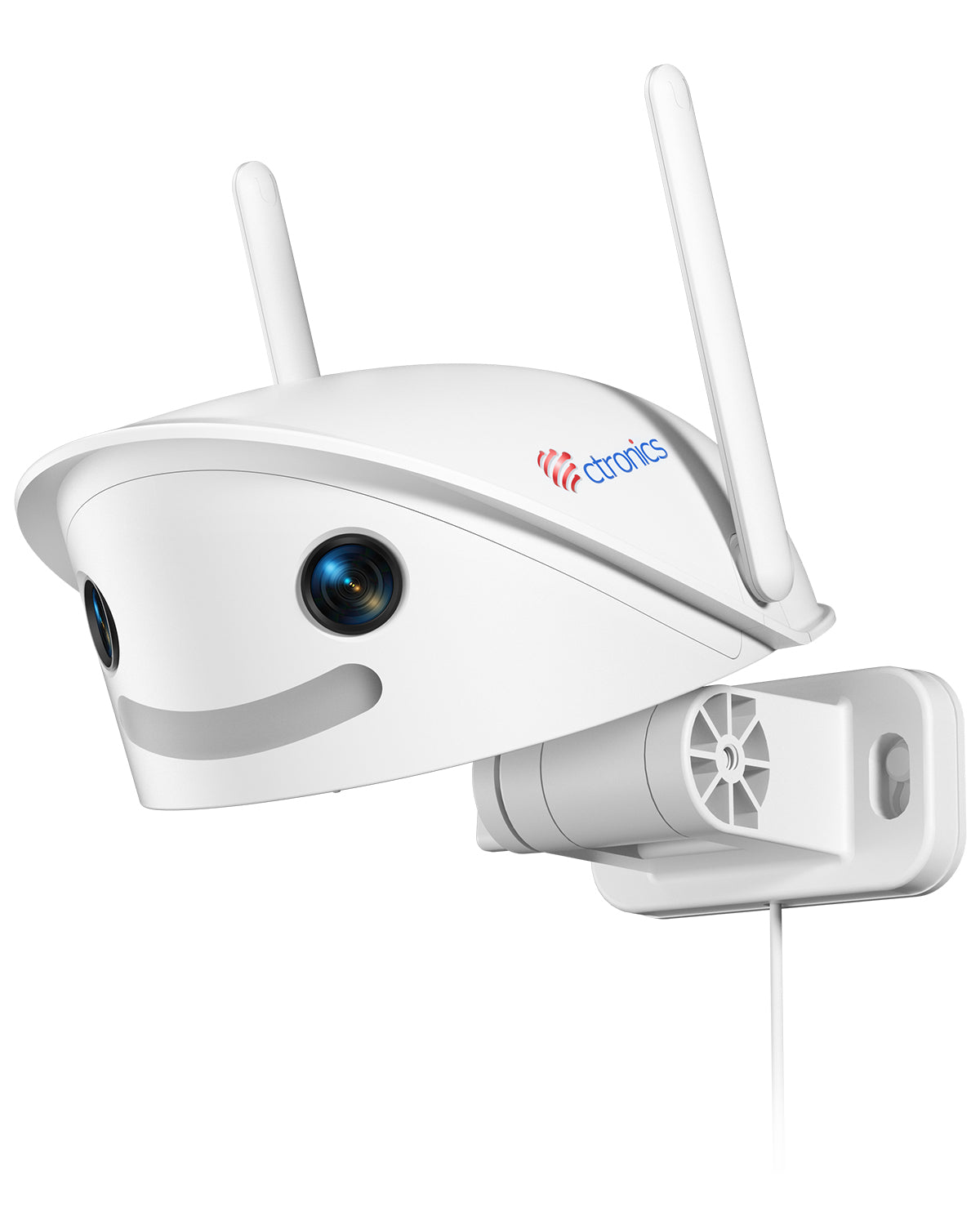 2.5K 4MP Dual-Lens Überwachungskamera Aussen mit Ultra-weitem 180°Winkel - de.ctronics