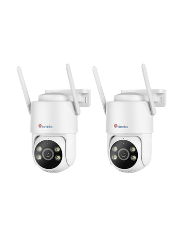 Ctronics 5MP Outdoor Überwachungskamera Aussen WLAN, 5GHz/2,4GHz Dualband mit Personen/Fahrzeug/Tiererkennung