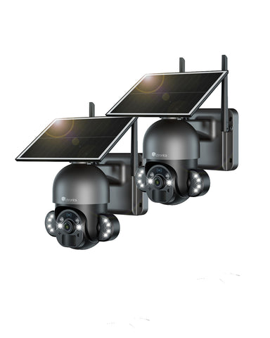Ctronics 4MP/5MP 100% drahtlose Solarpanel-PTZ-Kamera mit PIR-Sensor zur Personenerkennung