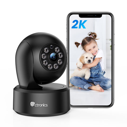 Ctronics 4K 8MP Telecamera da Esterno WiFi 2,4/5Ghz, IP Videocamera Ctronics 4K 8MP Telecamera da Esterno WiFi 2,4/5Ghz, IP Videocamera