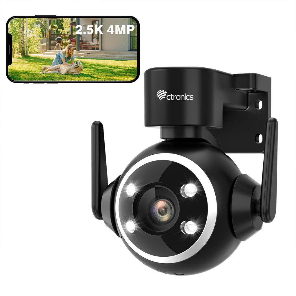 Caméra De Surveillance Extérieure WiFi 4K 5X Zoom Optique - Détection IA, Vision Nocturne Couleur, IP67 - 9