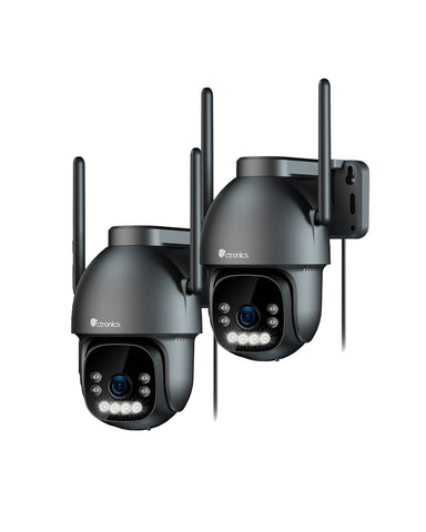 Ctronics 4K Überwachungskamera für den Außenbereich, 8MP Farbnachtsicht, 2,4/5GHz WLAN, Personen/Fahrzeug/Tiererkennung, unterstützt NVR