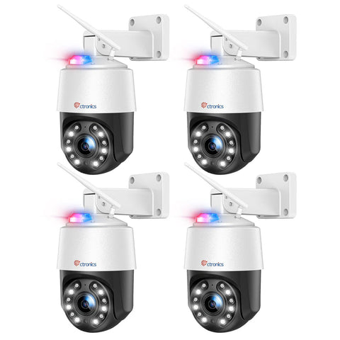 Ctronics 4K 8MP 16X Optical Zoom Outdoor WiFi Surveillance Camera mit Auto Cruise/Tracking/Zoom