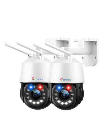 5MP 30X Optischer Zoom Metall Outdoor WiFi Überwachungskamera 5/2.4Ghz Auto Cruise und Zoom - de.ctronics