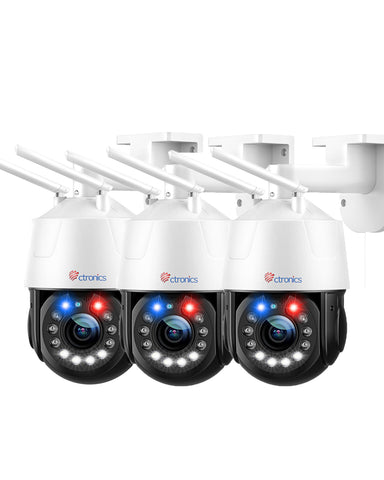 5MP 30X Optischer Zoom Metall Outdoor WiFi Überwachungskamera 5/2.4Ghz Auto Cruise und Zoom - de.ctronics