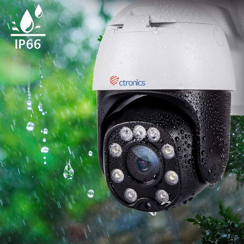 5MP Security Camera with Auto Tracking and Color Night Vision - Ctronics